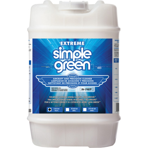 Produit nettoyant de pr&eacute;cision et pour a&eacute;ronefs Extreme Simple Green, 5 gal., Cruche OCP Construction Supplies