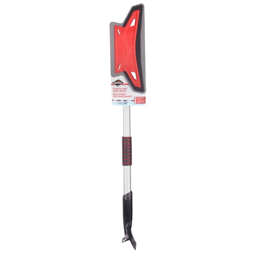 Scratch-Free Snow Blade, Telescopic, EVA Foam Blade, 52" Long, Red OCP Construction Supplies