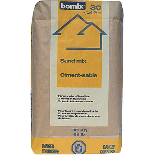 Ciment et m&eacute;lange de sable Portland, 66 lb (30 kg)/66 lb (30 kg) OCP Construction Supplies