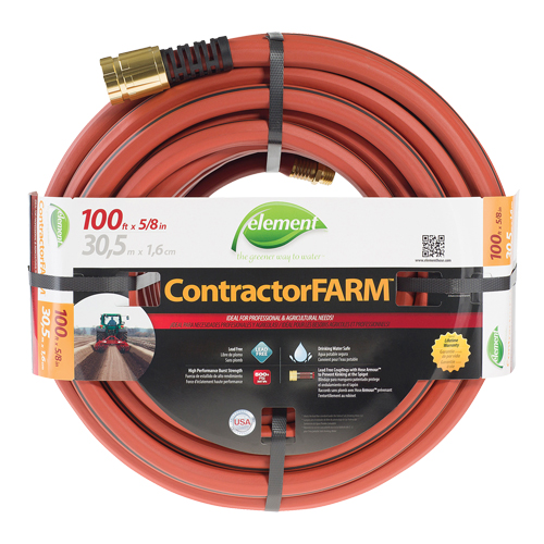 Boyau d'arrosage pour entrepreneur/FARM, PVC, 5/8" dia x 100' OCP Construction Supplies