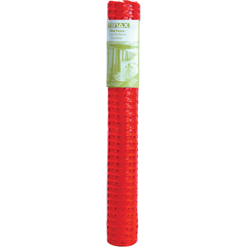 Cl&ocirc;ture &agrave; neige en plastique, 50' lo x 4' la, Orange OCP Construction Supplies