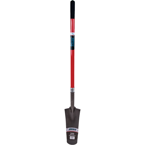 Heavy-Duty Drain Spade, Carbon Steel, 16" x 6" Blade, 45" L, Straight Handle OCP Construction Supplies
