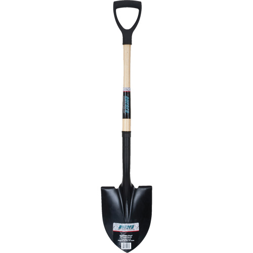 Pelle ronde, Lame Acier durci, Bois dur, Manche Prise en D OCP Construction Supplies