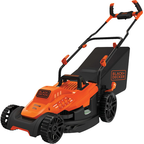 Lawn Mower with Comfort Grip Handle, Push Walk-Behind, Electric, 15" Cutting Width OCP Construction Supplies