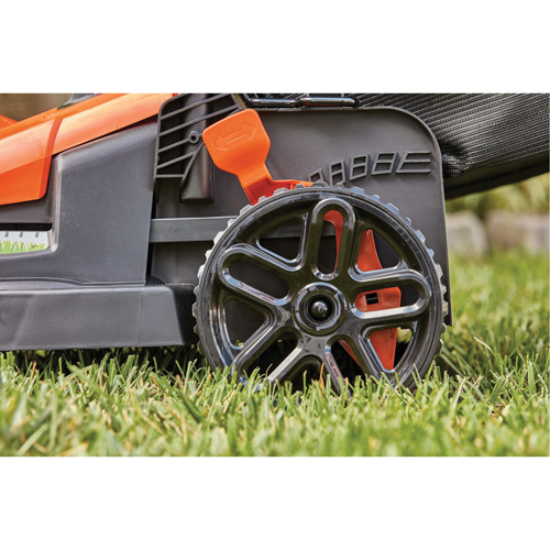Lawn Mower with Comfort Grip Handle, Push Walk-Behind, Electric, 15" Cutting Width OCP Construction Supplies