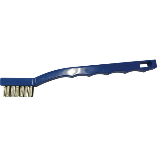 Petites brosses de nettoyage, Laiton, 3 x 7 rangs de fils, Longueur 7-3/4" OCP Construction Supplies