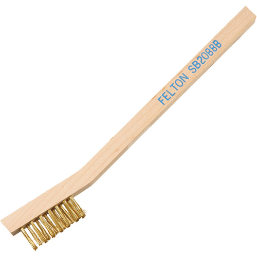 Petites brosses de nettoyage, Nylon, 3 x 7 rangs de fils, Longueur 7-3/4" OCP Construction Supplies