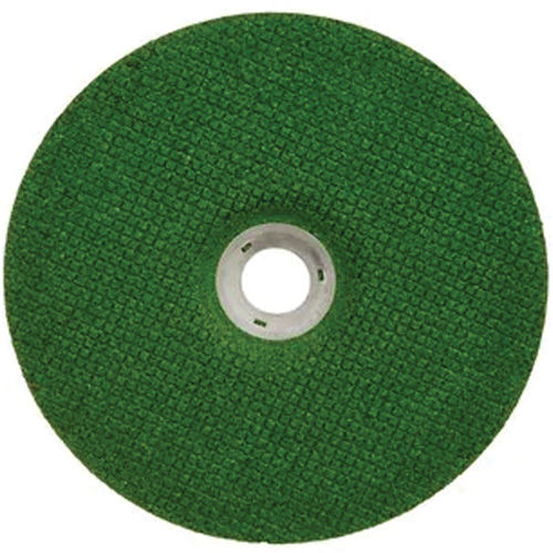 Meule &agrave; moyeu d&eacute;port&eacute; Green Corps, 7" x 1/8", Arbre 7/8", C&eacute;ramique, Type 27 OCP Construction Supplies