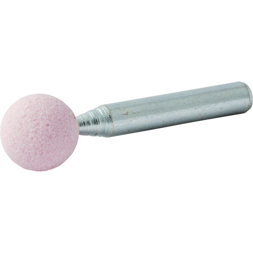 Vitrified Bond Mounted Point, B121, Aluminum Oxide, 1/2" Dia., 1/2" L, 80 Grit OCP Construction Supplies