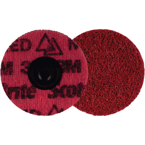 Disque de conditionnement de surface de pr&eacute;cision PN-DS Scotch-Brite Roloc, 3" dia., C&eacute;ramique OCP Construction Supplies