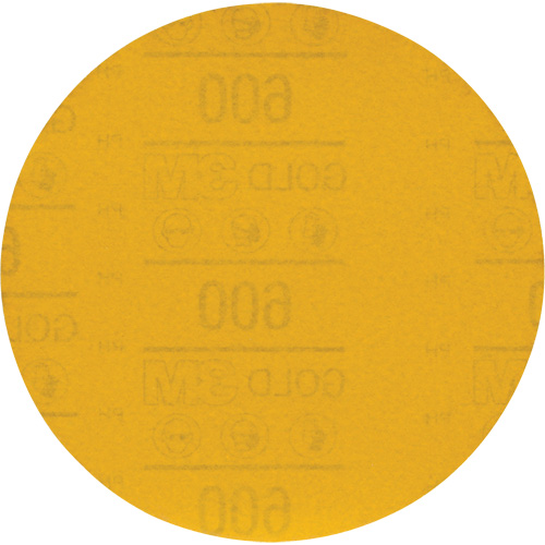 Disque abrasif dor&eacute; Hookit 09260, dia 6", Grain 600, Oxyde d'aluminium, Poids C OCP Construction Supplies