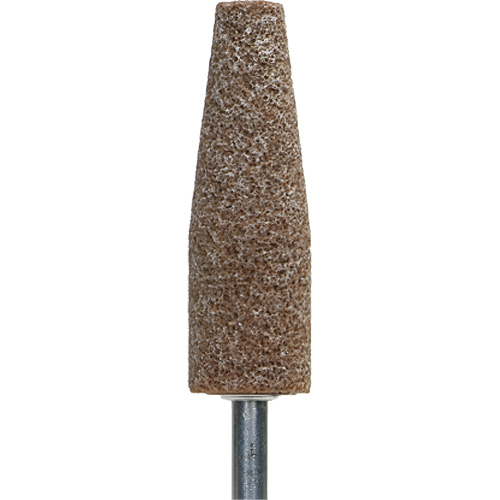 Gemini Vitrified Bond Mounted Point, A38, Aluminum Oxide, 1-1/2" Dia., 1-1/2" L, 60 Grit OCP Construction Supplies