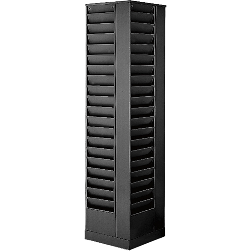 Pr&eacute;sentoirs, Rotatif, 92 fentes, Acier, 14-1/8" la x 14-1/8" p x 66" h OCP Construction Supplies