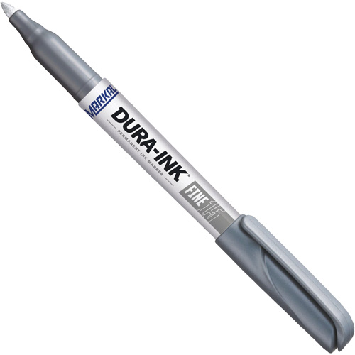 Dura-Ink&reg; #15 Permanent Marker, Silver, Fine Tip OCP Construction Supplies