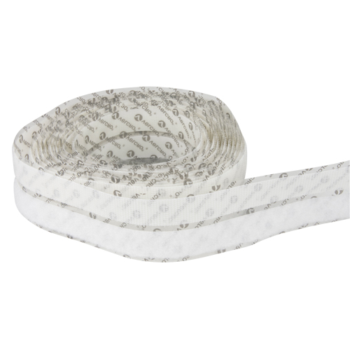 Attache, Boucle et crochet, 15' x 3/4", Adh&eacute;sif, Blanc OCP Construction Supplies