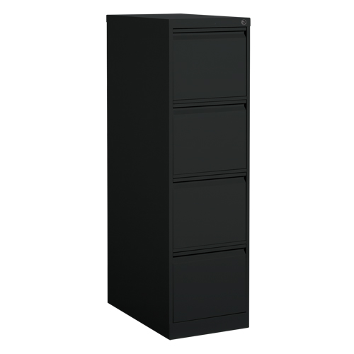 Classeur vertical, Acier, 4 tiroirs, 15-1/7" la x 25" p x 52" h, Noir OCP Construction Supplies