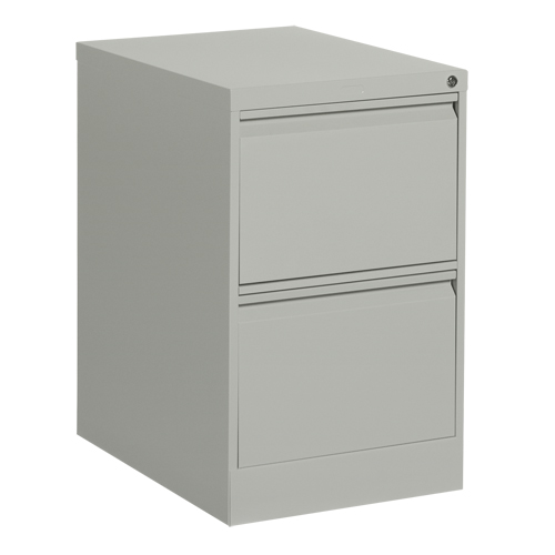 Classeur vertical, Acier, 2 tiroirs, 18-1/7" la x 25" p x 29" h, Gris OCP Construction Supplies