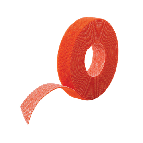 One-Wrap&reg; Cable Management Tape, Hook & Loop, 25 yds x 5/8", Self-Grip, Orange OCP Construction Supplies