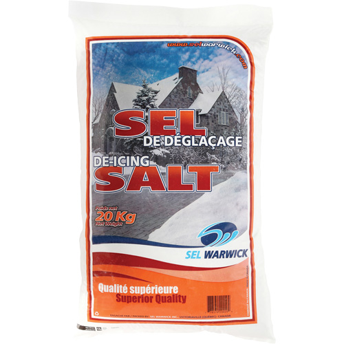Ice Melting Salt, 44.1 lbs. (20 kg), Bag, -10°C (14°F) OCP Construction Supplies