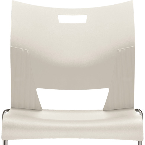 Chaise de formation sans bras Duet, Plastique, Hauteur 33-1/4", Capacit&eacute; 350 lb, Blanc OCP Construction Supplies