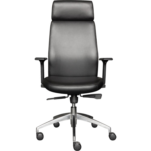 Activ Series High Back Executive Chair, Polyurethane/Vinyl, Black, 275 lbs. Capacity OCP Construction Supplies