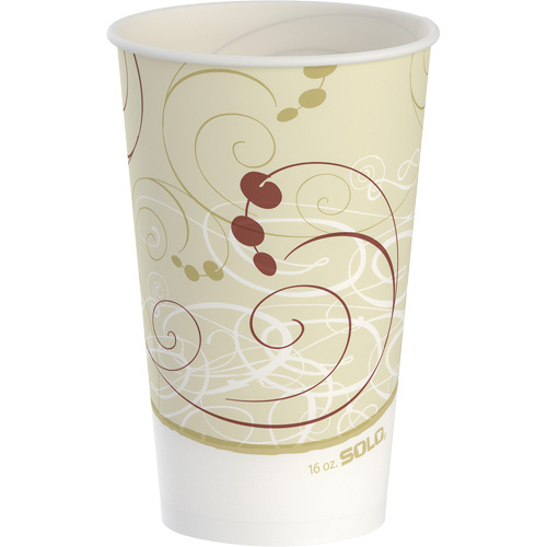 Dart&reg; Solo&reg; Waxed Disposable Cup, Paper, 16 oz., Multi-Colour OCP Construction Supplies