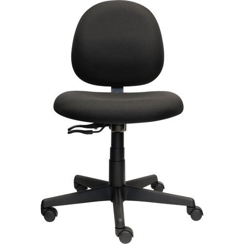Aspen Low Back Posture Task Chair, Fabric, Black, 275 lbs. Capacity OCP Construction Supplies