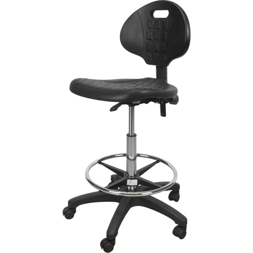 Heavy-Duty Ergonomic Stool, Mobile, Adjustable Height, 250 lbs. Capacity OCP Construction Supplies