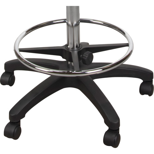 Heavy-Duty Ergonomic Stool, Mobile, Adjustable Height, 250 lbs. Capacity OCP Construction Supplies
