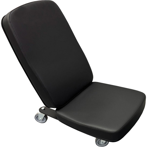 Mini chaise industrielle FLEX, Vinyle, Noir, Capacit&eacute; 280 lb OCP Construction Supplies