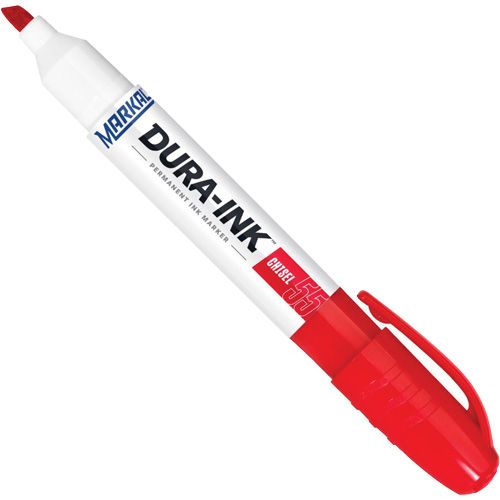 Dura-Ink&reg; Marker #55, Red, Chisel Tip OCP Construction Supplies