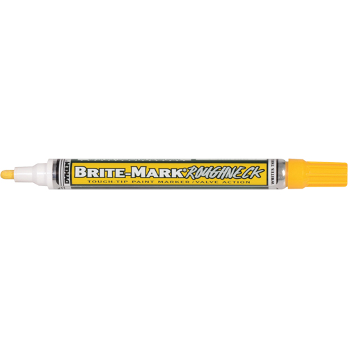 Brite-Mark&reg; RoughNeck Marker, Liquid, Yellow OCP Construction Supplies