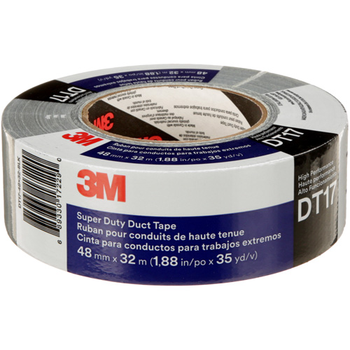 Ruban adh&eacute;sif super robuste DT17, 17 mils, Noir, 48 mm (2") x 32 m (105') OCP Construction Supplies