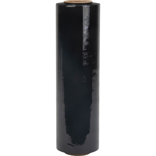 Stretch Wrap, 80 Gauge (20.3 micrometers), 15" x 1500', Opaque Black OCP Construction Supplies