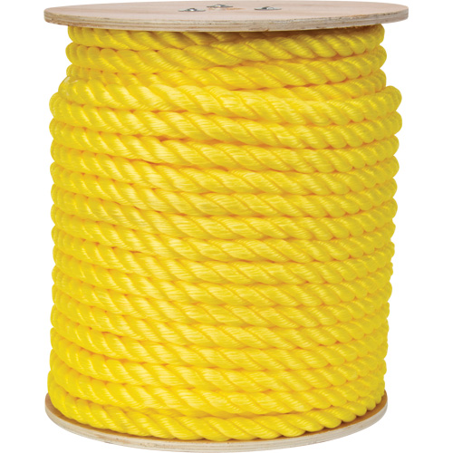 Braided Yellow Rope, Polypropylene, 300' OCP Construction Supplies