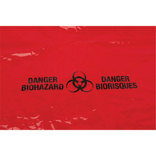 Waste Bags, Bio-Hazard, 50" L x 37" W, 2 mils OCP Construction Supplies