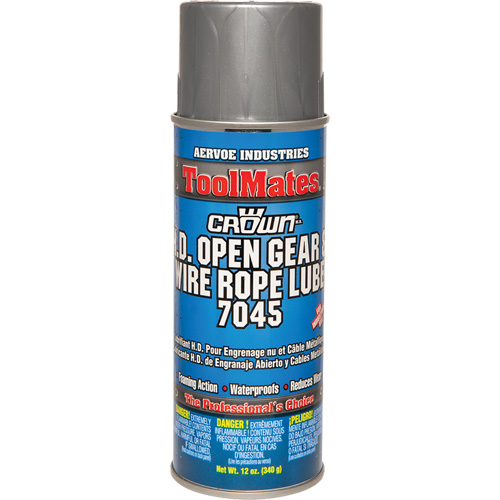 Lubrifiant pour c&acirc;ble et engrenage ouvert, Canette a&eacute;rosol OCP Construction Supplies