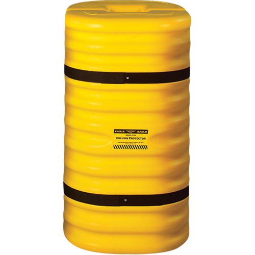 Protecteur de colonne, Ouverture int&eacute;rieure 10" x 10"/10" x 10", 24" lo x 24" la x 42" h, Jaune OCP Construction Supplies