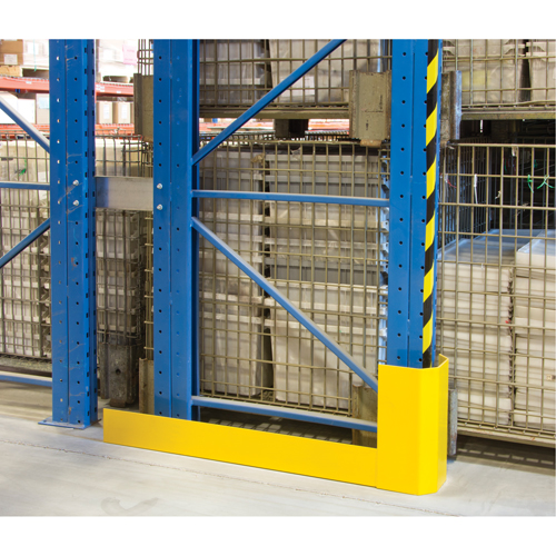 Protecteurs d'all&eacute;es de rayonnages, 3" la x 56" lo x 16" h, Jaune s&eacute;curit&eacute; OSHA OCP Construction Supplies