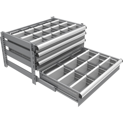 Cabinet d'entreposage &agrave; tiroirs int&eacute;gr&eacute; Interlok OCP Construction Supplies
