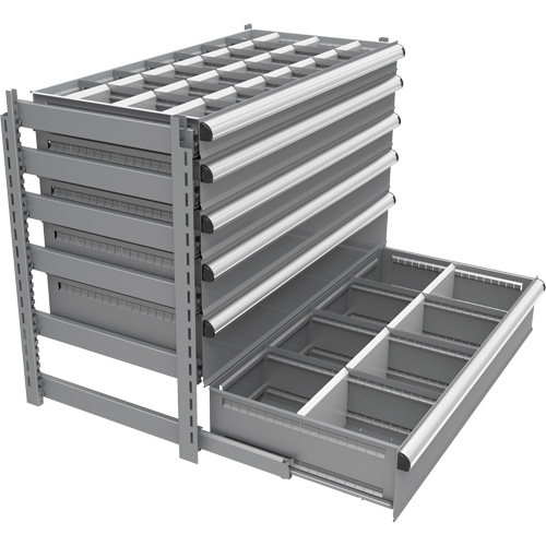 Cabinet d'entreposage &agrave; tiroirs int&eacute;gr&eacute; Interlok OCP Construction Supplies