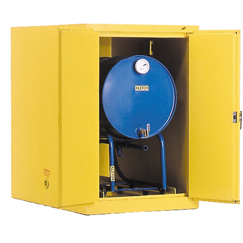 Armoires de s&eacute;curit&eacute; pour barils, Capacit&eacute; de 400 lb, Jaune OCP Construction Supplies
