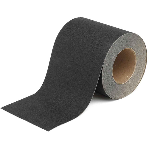Anti-Slip Floor Tape, 6" x 60', Black OCP Construction Supplies