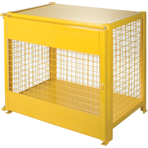 Armoires pour cylindres &agrave; gaz, nbre de bouteilles: 6, 44" , 30" , 37" , Jaune OCP Construction Supplies