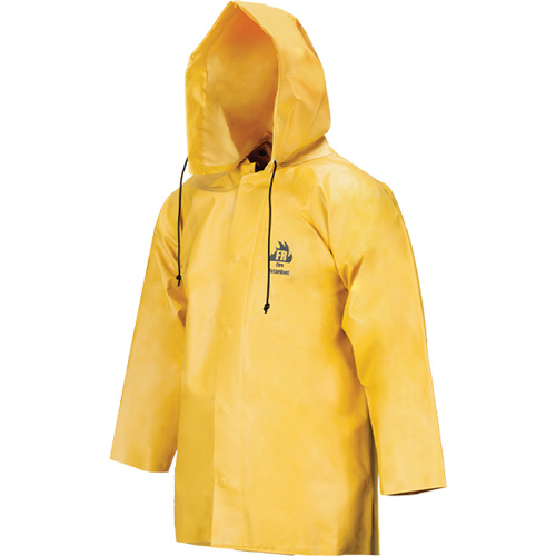 Manteau imperm&eacute;able Neo-slick r&eacute;sistant aux produits chimiques & &agrave; l'acide, Moyen, Jaune, N&eacute;opr&egrave;ne OCP Construction Supplies