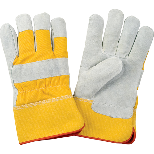 Gants d'ajusteur doubl&eacute;s pour l'hiver de premi&egrave;re qualit&eacute;, 2T-Grand, Paume en Cuir de vache refendu, Doublure en Molleton de mousse OCP Construction Supplies