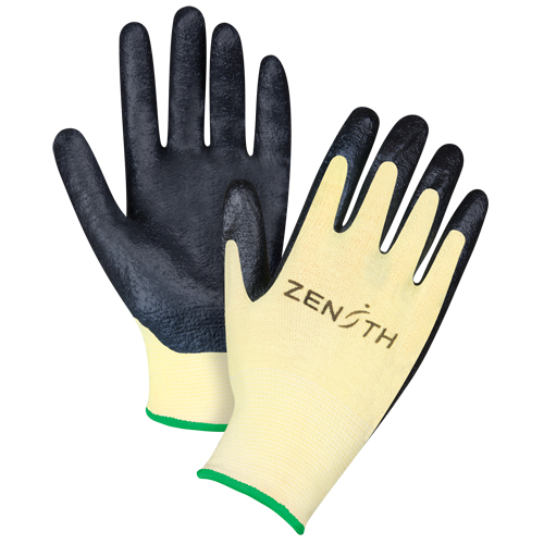 Superior Grip Cut-Resistant Gloves, Size Small/7, 13 Gauge, Foam Nitrile Coated, Aramid Shell, ANSI/ISEA 105 Level 3/EN 388 Level 5 OCP Construction Supplies