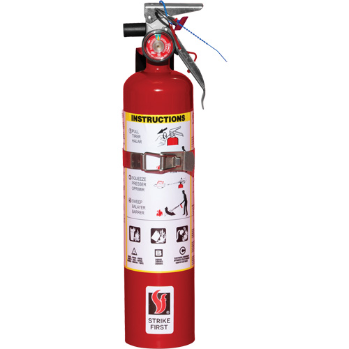 Fire Extinguisher, ABC, 2.5 lbs. Capacity OCP Construction Supplies