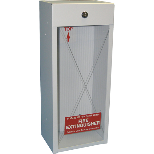 Surface-Mounted Fire Extinguisher Cabinets, 8.5" W x 20.5" H x 6" D OCP Construction Supplies