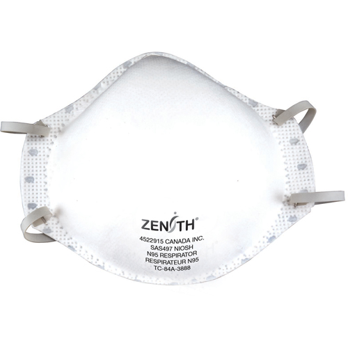 Particulate Respirators, N95, NIOSH Certified, Medium/Large OCP Construction Supplies
